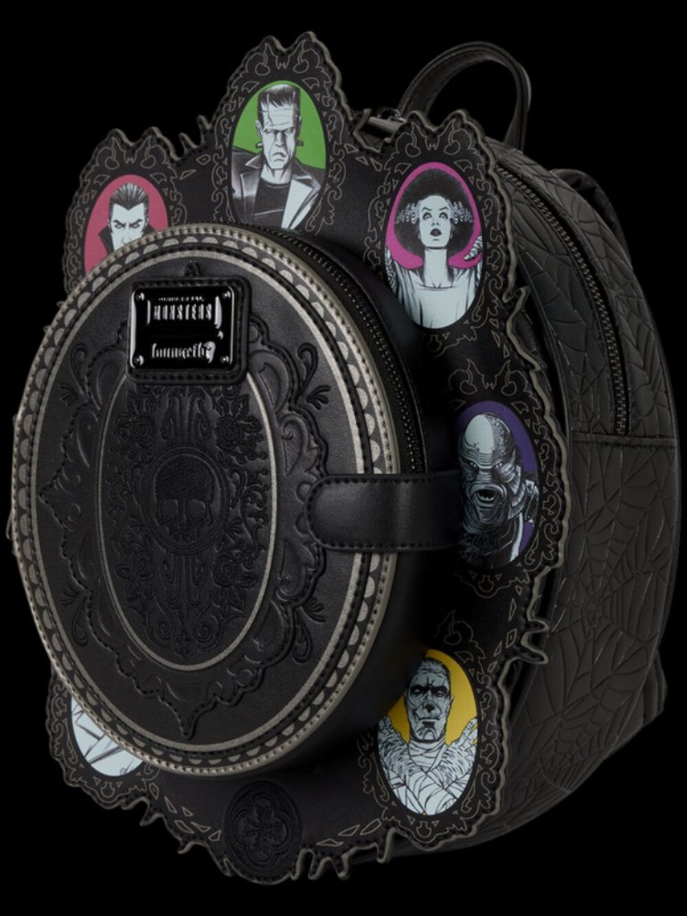 Loungefly Universal Monsters Exclusive Lenticular Cameo Backpack & Wallet NWT - Picture 11 of 16